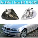 👉 Lens For BMW 3 Series E46 Sedan Wagon 4-Door 1998-2001 Car Indicator Parking Turn Signal Corner Light Side Lamp Cover Clear
