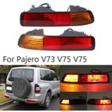 👉 Reflector Rear Bumper Fog Light Lamp Tail for Mitsubishi Pajero V73 V75 2001 2002 2003