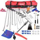 👉 Make-up remover Auto Dent Removal Rods Set Paintless Repair Tools for Car Puller Hail Damage Kit