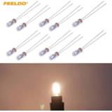 👉 Dashboard wit FEELDO 10pcs Car T3 12V 30MA Halogen Bulb External Lamp Replacement Light Warm White #CA2687
