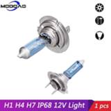 👉 Hoofdlamp wit H1 H4 H7 H8/H9/H11 9005 9006 55W Halogen Headlights Light Bubls For Car 6000K White Waterproof DC 12V High/Low Beam Auto Lamps