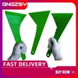 👉 Styling sticker carbon fiber vinyl 3PCS Long Handle Foot Squeegee Film Car Wrap Scraper Window Tinting Tools Accessories B73