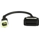 👉 F-connector 4 To 16 Pin OBD2 Diagnostic Tools Motorcycle OBD Connectors Extension Cables For ATV VFR CRF Autocycle