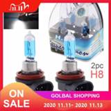 👉 Hoofdlamp wit 2pcs Car Light H1 H3 H4 H7 H8 H9 H11 9005 9012 12V 55W 6000K White Super Bright Headlights Halogen Lamp Auto Fog Bulbs