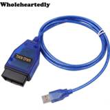 Scanner VAG-COM KKL 409.1 OBD2 USB Cable Scan Tool for Audi VW SEAT Volkswagen Auto Full support of KW 1281 and 2000