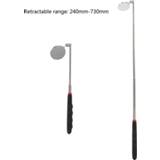 Lens 50/75mm Car Telescopic Detection Inspection Round Mirror Examine Repair 360 Degree Rotation Tool Trunk Reserve