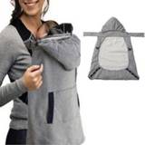 Backpack grijs baby's New Warm Wrap Sling Windproof Baby Blanket Carrier Cloak Grey Funtional Winter Cover Hot