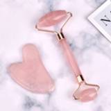 👉 Massager rose Natural Jade Quartz Face Removal Roller Facial Stone Massage Skin Tool mask for fashion