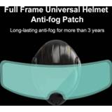 Helm Helmet Clear Lens Anti-Fog Patch Film Motorcycle Antifog Visor Sticker Motorbike Accessories