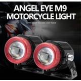 👉 Projector wit geel Muxall Universal Car Motorcycle LED Lens Work Spotlights White Yellow Headlight High Low Beam Mini Fog Lamp Waterproof