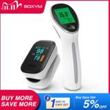 👉 BOXYM Fingertip Pulse Oximeter & Digital Infrared Thermometer For Baby&Adult Medical Family Health Care Travel Packages