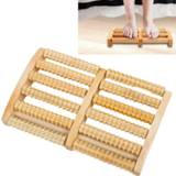 👉 Massager 3 5 6 Raw Wooden Foot Massage Roller Relax Rest Relief Spa Anti Cellulite Pain Health Care Tools