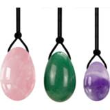 👉 Kegel rose Quartz Yoni Eggs Natural Stone Amethyst Jade Egg Set Vaginal Tightening Exerciser Massage