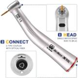 👉 Shaft fiber Push button optic 1: 5 increasing contra angle handpiece with cartridge & middle dental chair unit