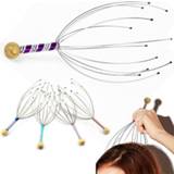 Massager Hot Selling 1pc Octopus Head Scalp Back Scratcher Equipment Stress Release Relax Massage Claw Metal TSLM1