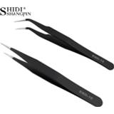 👉 Tweezer 1*mink eyelash extension tweezers beauty makeup tools for lashes building matte eye false eyelashes applicators