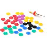 👉 Stoppertje silicone 100pcs Dental Root Canal File Disinfection Marking Circle Ring Counting Stopper (Not Include The Files)