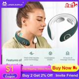 👉 Massager Jinkairui Neck Rechargeable Electromagnetic Shock Pulse Cervical Physiotherapy Instrument Multifunction Easy Carry Gift