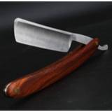 👉 Scheermesje carbon steel barber shaving razor, classical blade Hair knives Men's razors wood handle Hand polished Super sharp