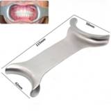 👉 Retractor steel 2pcs Stainless Teeth Whitening Dental Intraoral Orthodontic Cheek Lip Mouth Opener