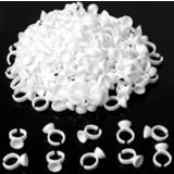 👉 Tattoo 1bag Disposable Eyelash Extension Glue Rings Wholesale Supplies Holder Makeup Pigment