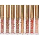 Lipglos rood New Makeup 16 Color Shimmer Liquid Lipgloss Waterproof Matte Lipstick Metal Style Golden Nude Red Lips pintalabios B1066#