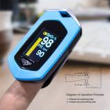 👉 Oximeter Rechargable Pulse Rate Blood Oxygen Saturation Monitor Color OLED pulsometer sleep apnea materiel Medical