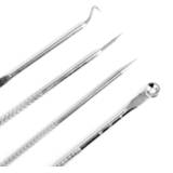 👉 Make-up remover steel 4pcs Acne Removal Needles Stainless Unisex Blackhead Extractor Pore Cleaner Face Skin Care Tools Facial Clean