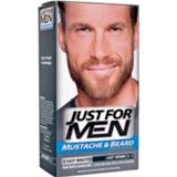 👉 Shampoo zwart grijs Just For Men 5Mins Mustache Beard Coloring Dye Into Black Herb Natural Faster Grey Removal Brush Included