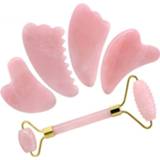 Make-up remover Face Massage Jade Roller Rose Quartz Natural Stone Crystal Slimmer Lift Wrinkle Double Chin Beauty Care Slimming Tools