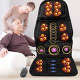 👉 Massager Electric Vibrating Massage Cushion Home Car Seat Vibrator Portable Infrared Heating Pat Back Mat Pain Relief