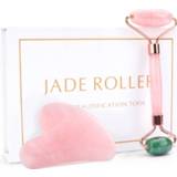 👉 Massager Natural Quartz Stone Roller Color Mixing Jade Face Lift Slimming Scraper Gua Sha Massage Skin Care for Gift