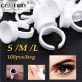 Tattoo Disposable Eyelash Extension Tools Glue Rings Wholesale Supplies Holder Pigment