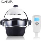 👉 Helm KLASVSA Electric Heating Neck Head Massage Helmet Air Pressure Vibration Therapy Massager Music Muscle Stimulator Health Care