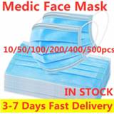 👉 Mondmasker Fast Ship! 10-200 pcs Disposable Face Mask Non Wove 3 Layer Ply Filter Safe Breathable Surgical Mouth mascarilas