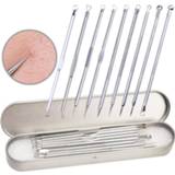 👉 Make-up remover 9pcs Blackhead Comedone Acne Pimple Blemish Extractor Pore Cleanser Needle/Crochet Hook Skin Care