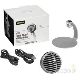 👉 Grijs Shure MV5-DIG digitale condensatormicrofoon