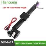 👉 Actuator NEW Openbuilds HPV2 Mini V linear Effective travel 200mm module with NEMA17 stepper motor for Reprap 3D printer