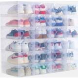 Organizer transparent plastic large 1pcs Good Quality Clear Storage Boxes Size Foldable Shoes Case Holder Home Useful Tools