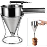 👉 Cupcake steel Baking Tools Batter Funnel Dispenser Stainless Cone Kitchen Tool For Cupcakes And Pancakes