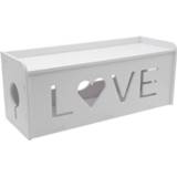 👉 Organizer PVC mannen Cable Storage Box DIY Power Strip Wire Management Socket Cord Boxes Line Holder