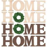 👉 Hanger 4Pcs/Set Wooden HOME Letter DIY Handcrafted Pendant Wall Handicraft Ornament English Alphabet Ornaments Crafts Figurines