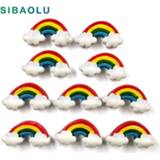 👉 Whiteboard resin 10pcs New Rainbow Fridge magnet cartoon mode sticker Refrigerator Magnets Home DIY Decoration Accessories