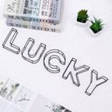 👉 Ornament Home Decoration Letter Ornaments 3D Metal Wedding Birthday Party DIY Name Decor Letters