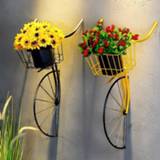 👉 Bike Hanging Bar Iron Retro Creative Restaurant Style Wall Coffee Shop Decoration American Country