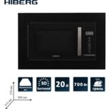 👉 Oven HIBERG VM 6502 B built-in microwave 20 liter 3D-SURROUND technology without turntable touch control