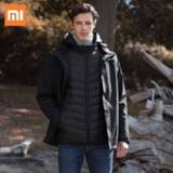 👉 Downjacket wit Xiaomi Cottonsmith Smart Down Jacket Multi-zone Heating 3 in 1 Men's Winter Warm Jackets White Duck Parka Male Coat