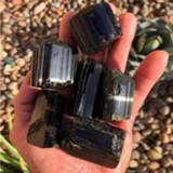 👉 Mineraal zwart rose 100% Raw Natural Mineral Stone and Crystals Quartz Reiki Healing Collection Decoration Crystal Column Black Tourmaline