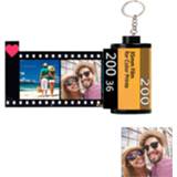 👉 Keychain Personalized Photo Text Fashion Custom Film Roll Keyring Birthday Anniversary Valentines Day Mom Dad Lover Friends Gift