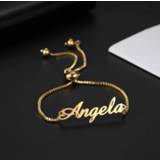 👉 Armband steel vrouwen kinderen Lemegeton Customized Name Adjustable Chain Bracelet Women Kids Personalized Stainless Bracelets Jewelry Birthday Gifts